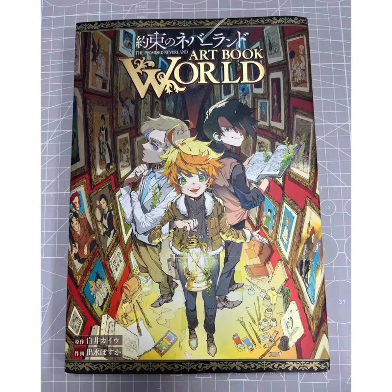 

The Promised Neverland Artwork Illustration Collection Art Book Kaiu Shirai Posuka Demizu Emma Norman Ray Manga Comic Anime