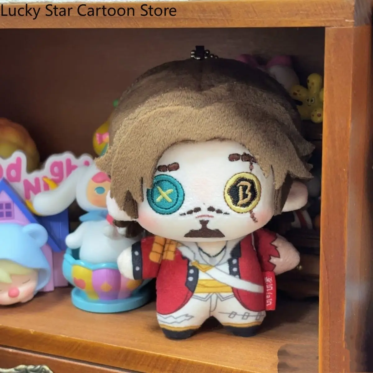 Primer oficial José Baden Anime Identity V 10CM figura de dibujos animados ídolo Adorable chica estrella de mar colgante llavero Kawaii regalo de peluche