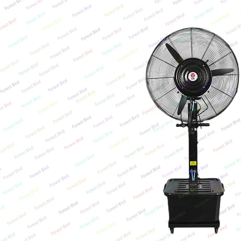 

Industrial and Commercial Spray Fan, Floor Fan, Water Mist Humidification Cooling Water Atomization Head Shaking Electric Fan