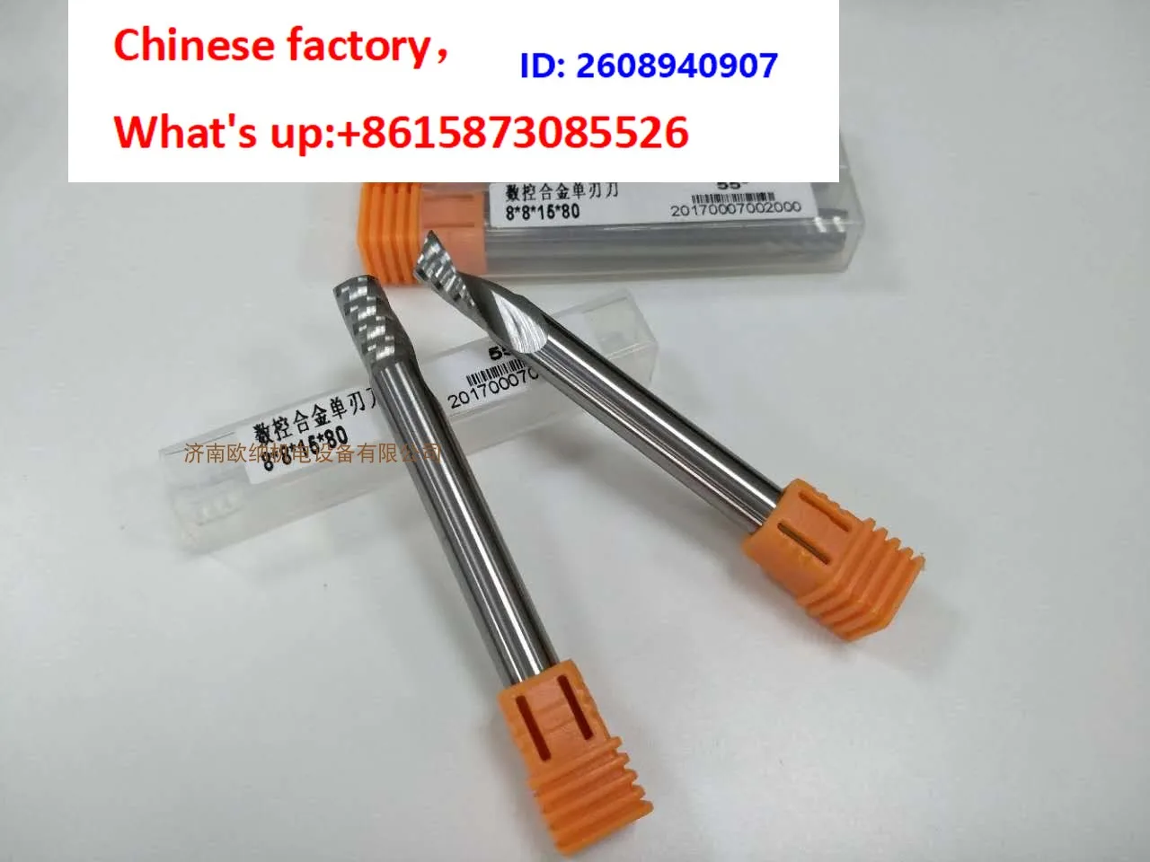 High quality CNC machining center with steel diamond single blade profile milling cutter