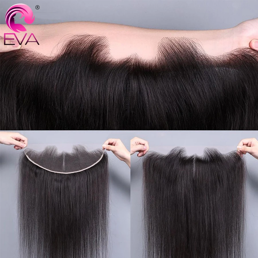Real HD Lace Frontal Only Full 13x6 13x4 Invisible Melt Skins Lace 5x5 6x6 7x7 HD Lace Closures Human Hair Body Wave & Straight
