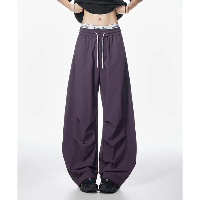 

Work Pants Men Outdoor Quick Pants Straight Leg Black Pant Fashionable Loose Casual Pant Autumn Couple Outdoor Paratrooper Pant