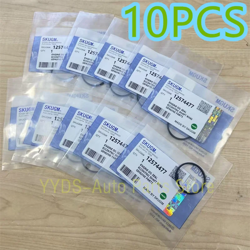 10PCS Auto Engine Camshaft Oil Seal Hockey Seal Ring For Buick Lacrosse 2.4 Cadillac Opel Andra 12574477 Parts