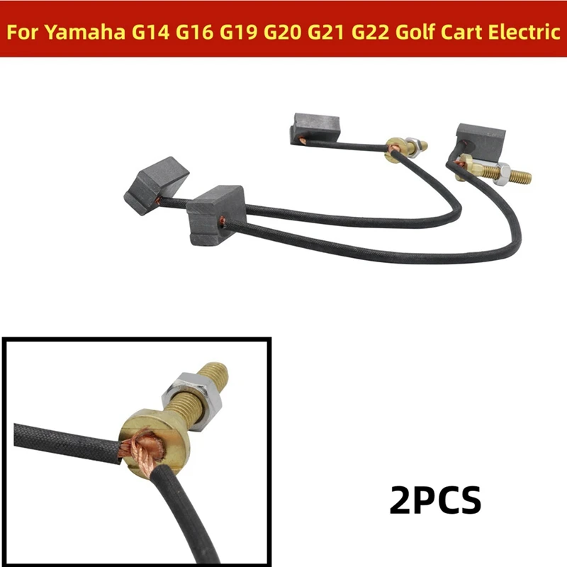 

Набор щеток двигателя постоянного тока 2 шт. для замены электрических Гольф-мобилей Yamaha JU2-H1801-20, JU2H180120