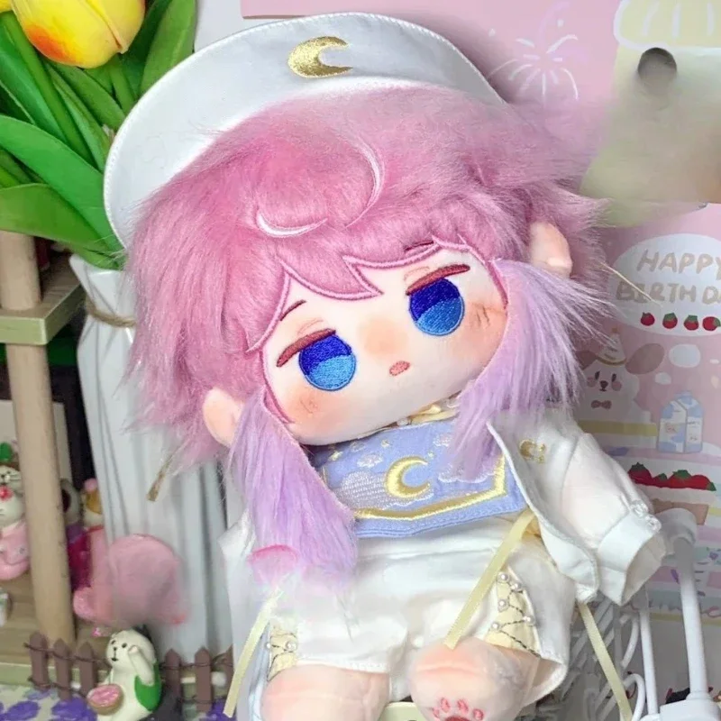 20 Cm Anime Miękka Rola Amemura Ramuda Kawaii Dress-up Bawełniane ciało lalki ze szkieletem Kreskówka Idol Pluszowe figurki Zabawki Prezent dla fanów