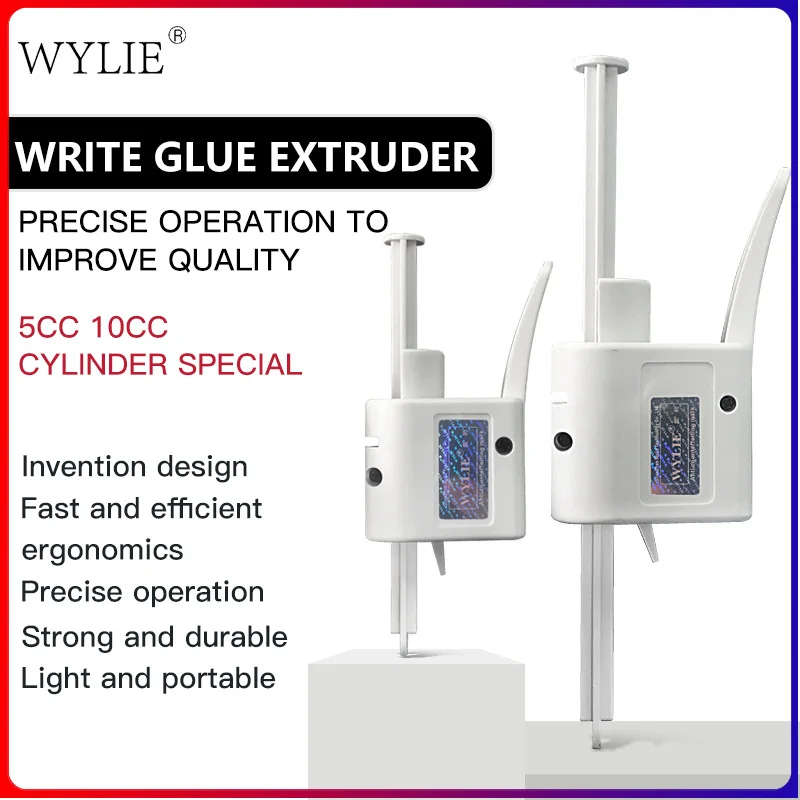 WYLIE WL005/WL006 5/10CC Solder Paste Glue Gun Extruder Effortless Circuit Board Repair Solder Paste Booster UV Glue Gun Booster