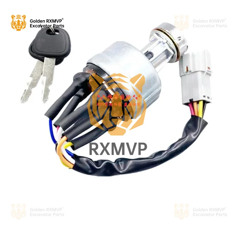 For Hyundai R 55/60/150/215/225/305/335-7-9 Start Ignition Switch, Electric Door Lock, Excavator Accessories