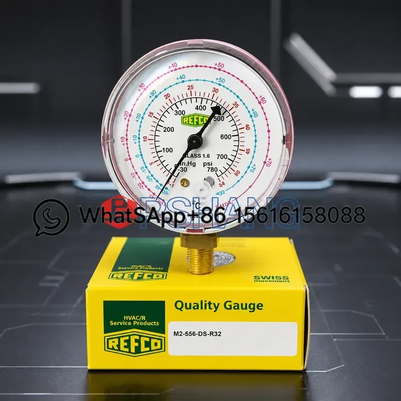 Original REFCO Wolters Kluwer Pressure Gauge M2-250 M2-500-DS-R22 HVAC Refrigerant Fluorinated Manifold Meter for Air
