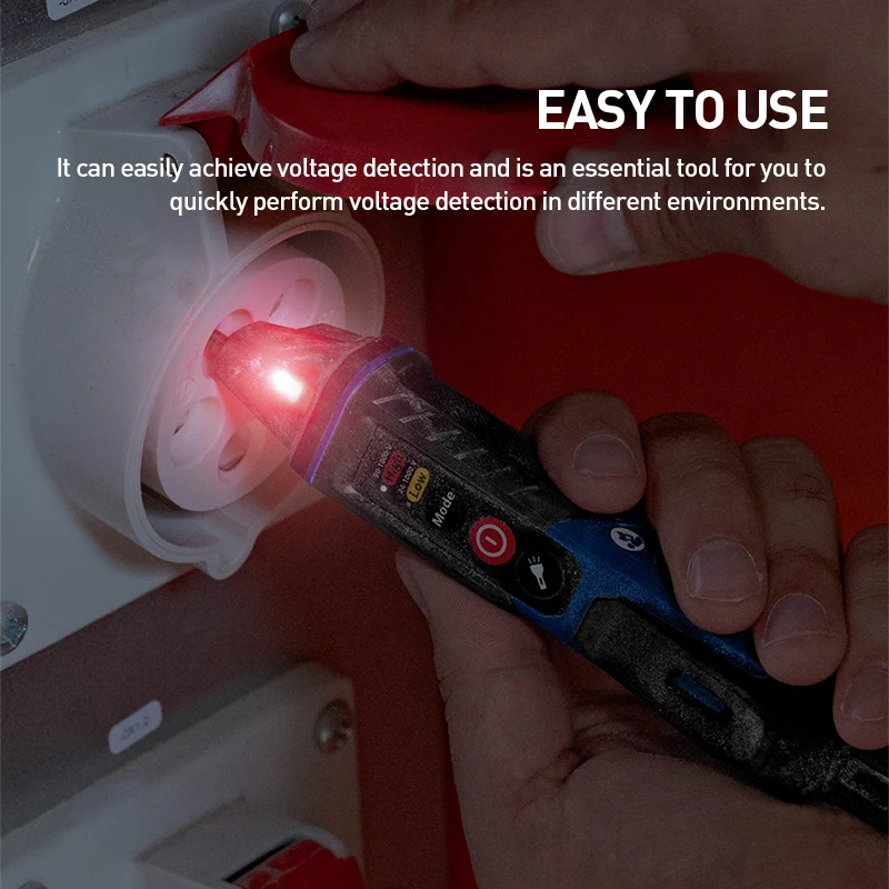 Bosch Voltage Tester Professional Self-Test Ip67 Rating Dual Voltage Non-Contact Voltage Tester for Electric Drill Working - Image 2