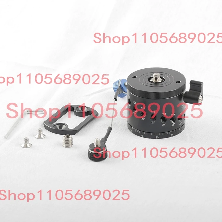 10‑Stop Panoramic Indexing Rotator 360° Panorama Tripod Head for Blind Shot Panoramic Stitching Alloy Camera Index Head tripod