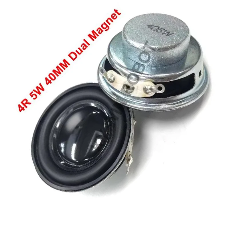 2PCS/Lot High Quality Speaker Horn 5W 4R Diameter 4CM 40mm Amplifier Rubber Gasket Loudspeaker Trumpet Thickness 18MM