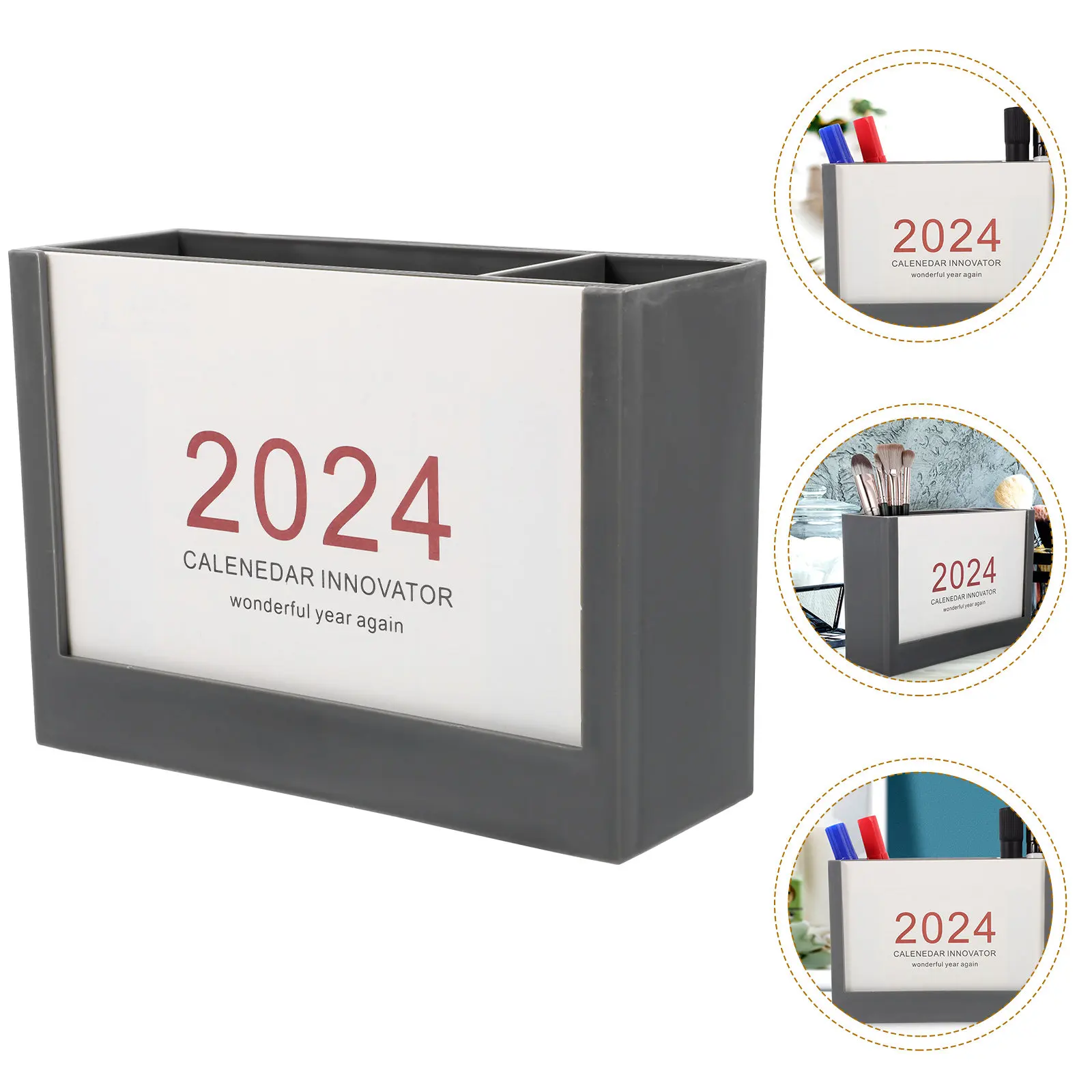 

Органайзер для ручек и кистей из АБС-пластика, настольный контейнер для хранения косметики