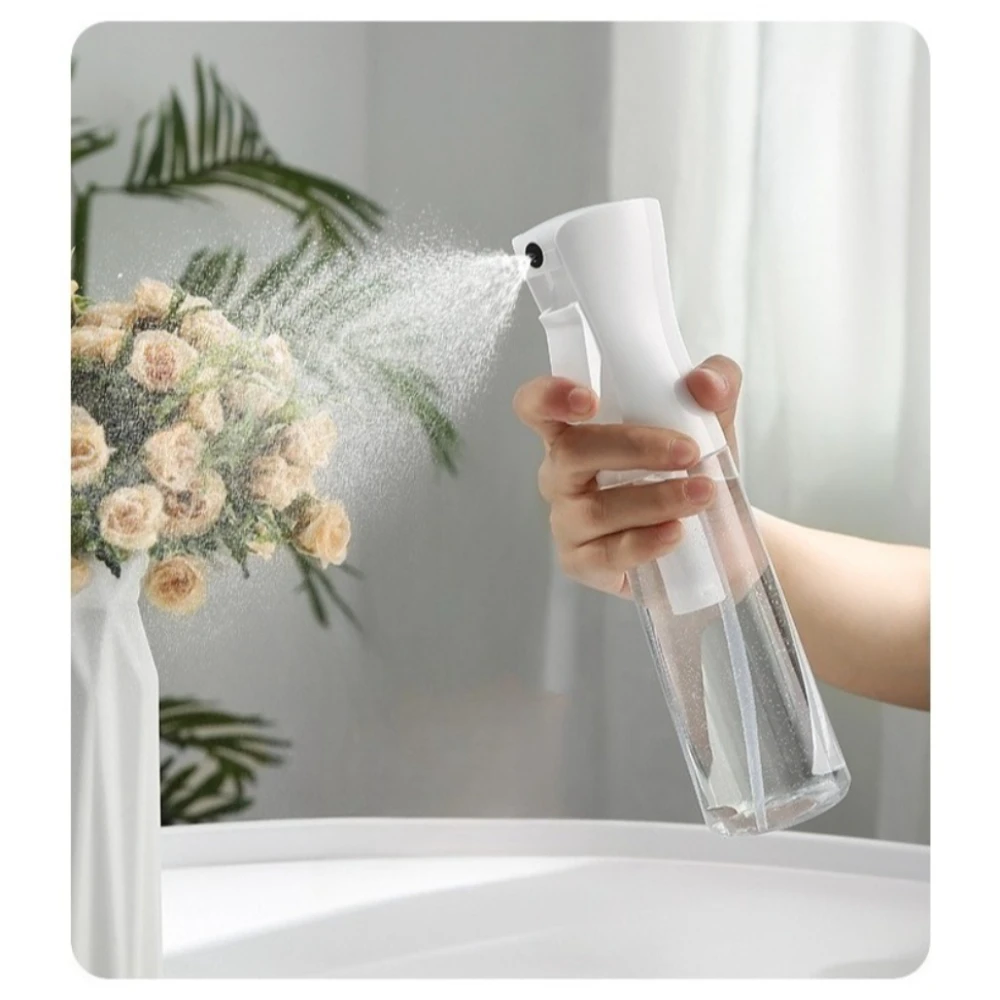 High Pressure Continuous Spray Bottle Refillable Mist Sprayer Portable Cosmetic Makeup Watering Can for Hair Makeup Garden Plant
