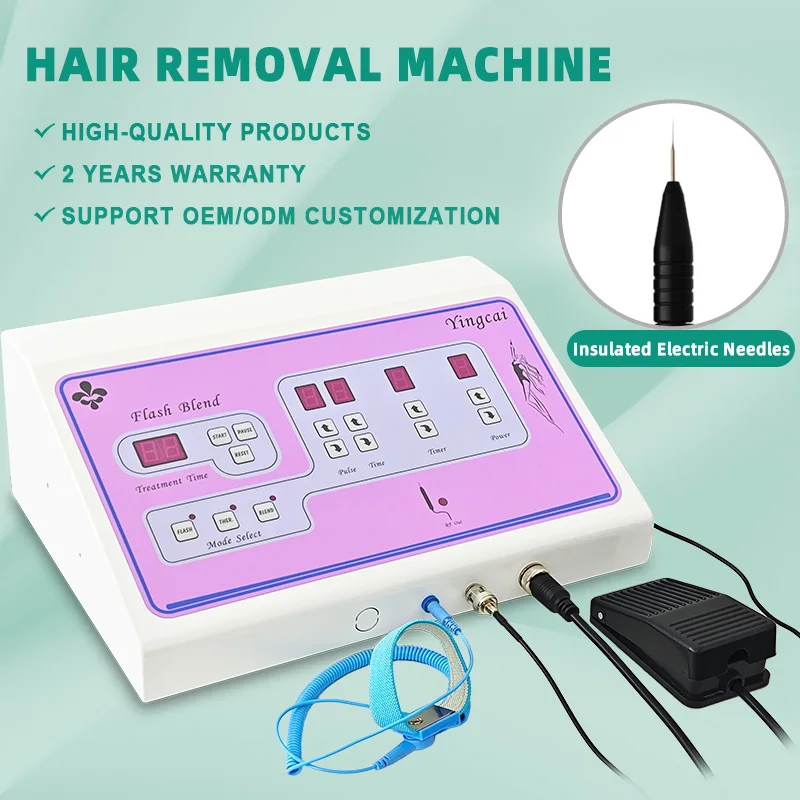 2026 Portable Hair Removal Device Painless Electrolysis Machine Electric Needle Hair Removal for Men