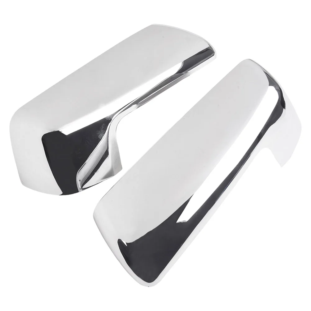 2pcs/set Car Clip-on for Mirror Covers Chrome Sliver Cap For Chevy For Silverado 1500 2019-2024 For GMC for sierra 1500