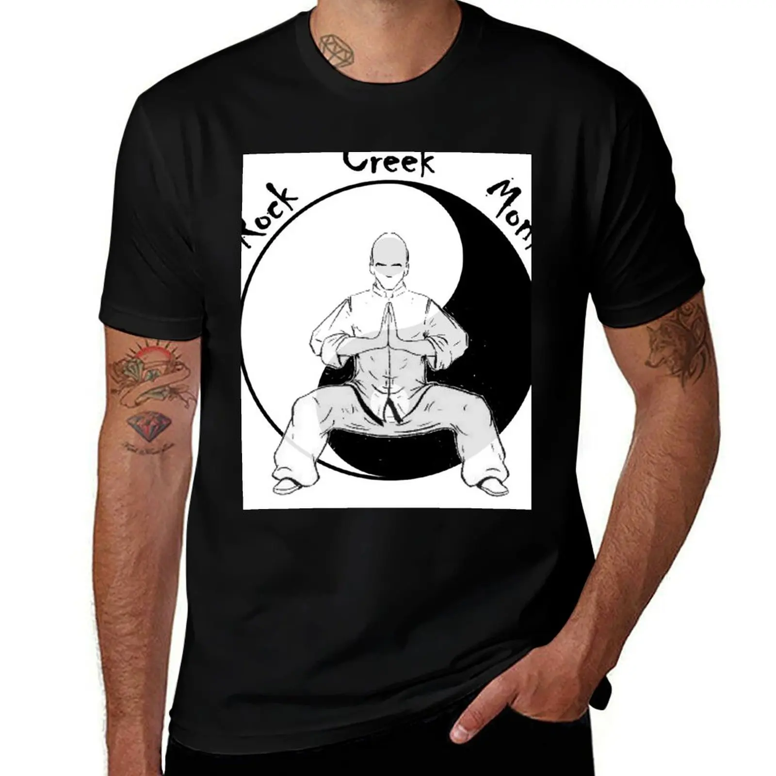 Rock Creek Monks T-Shirt Classic Crew Neck Cotton T-Shirt