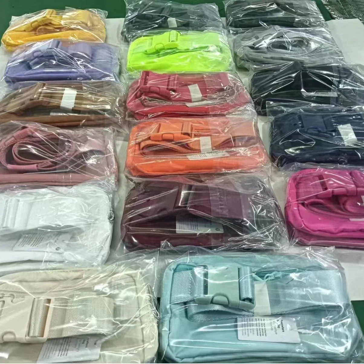 Sports Belt Bag Women Fanny Pack Outdoor Sports Waist Bag Fitness Crossbody Chest Pack Leisure Pouch Zip Oxford Bum Bags