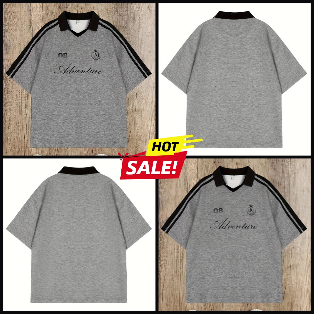 

Men's Light Grey Shirt - Classic Collar Button-Front Placket, Elegant Office & Formal Events Shirt - Non-Stretch Woven Fabric