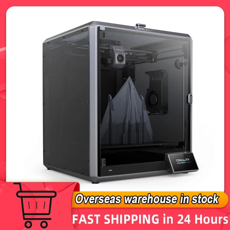 Creality K1 Max FDM 3D Printer CoreXY with 300x300x300mm Large Build Volume 600mm/s Printing Speed Buitin AI LiDAR and AI Camera