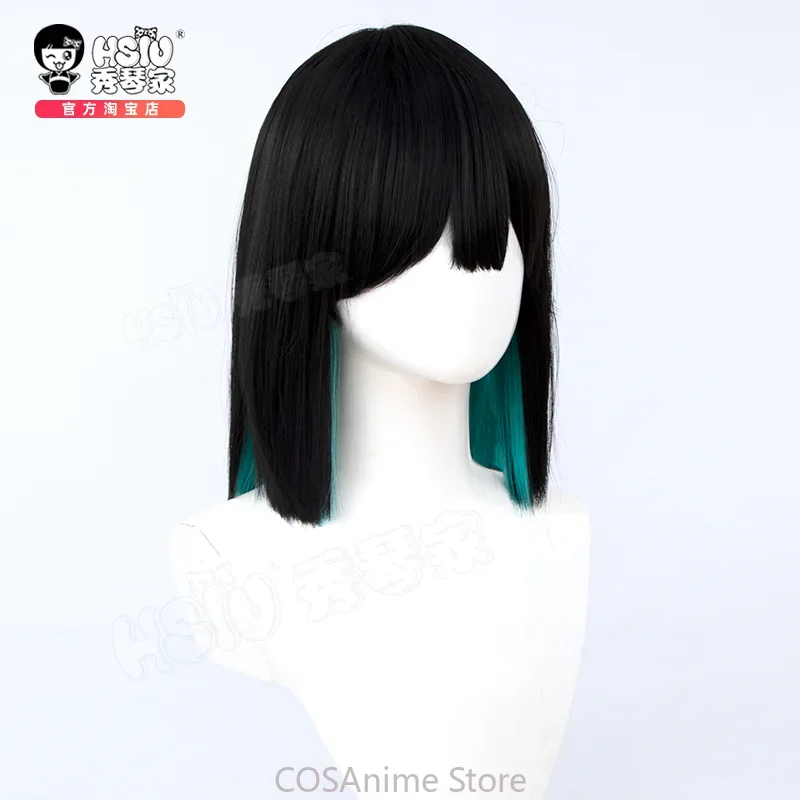 أنيمي لعبة الغريبة المرحلة سوا تأثيري حلي الباروكات شعر أسود المرأة مثير الأبيض فستان نحيل Kawaii Bowknow Hallowmas لعب الأدوار