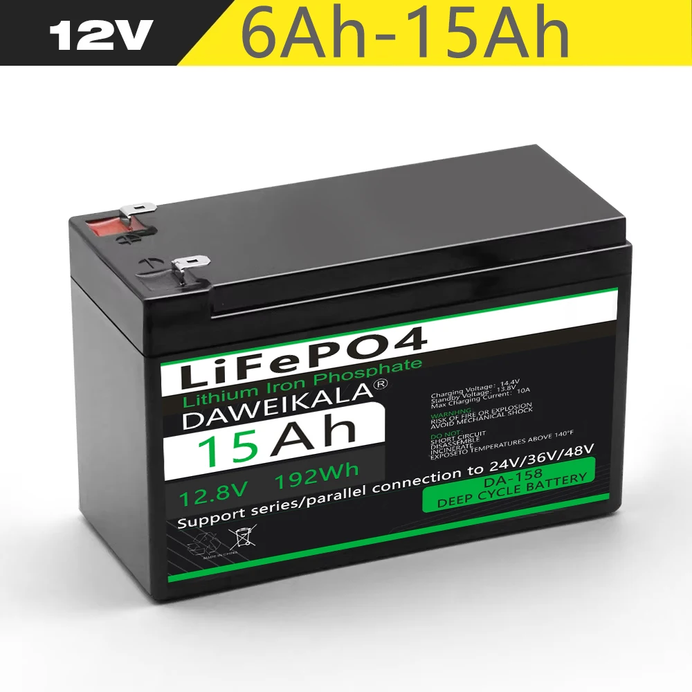 New Upgrade 12V 6Ah…
