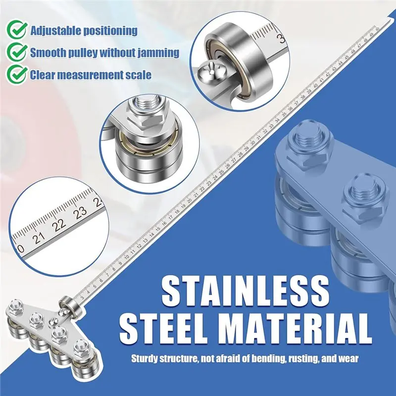ABCA-20Inch Circular Saw Guide Rail Stainless Steel Cutting Tool