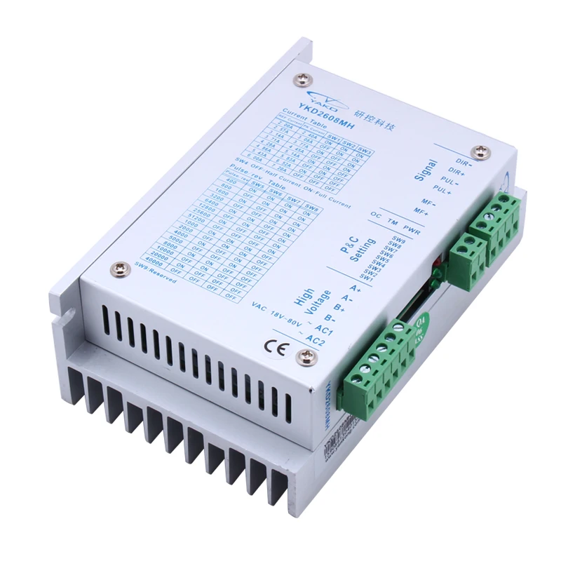 Stepper Motor Driver YKD2608MH-DK YAKO Brand USing For 57/86 Motor CNC Router Machinery