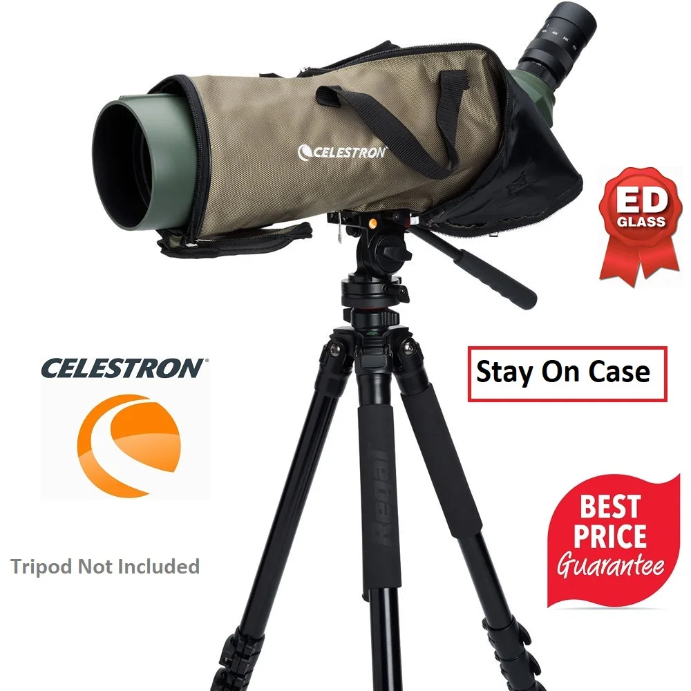 Celestron REGAL M2 100 ED Spotting Scope 22-67x For Bird Watching Long Distance Viewing And Astronomical Observing# 52306