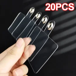 1-20pcs PVC Phone Tether Tabs Phone Lasso Replacement Transparent Phone Tether Patches Phone Case Anchor for Lanyard Hanging