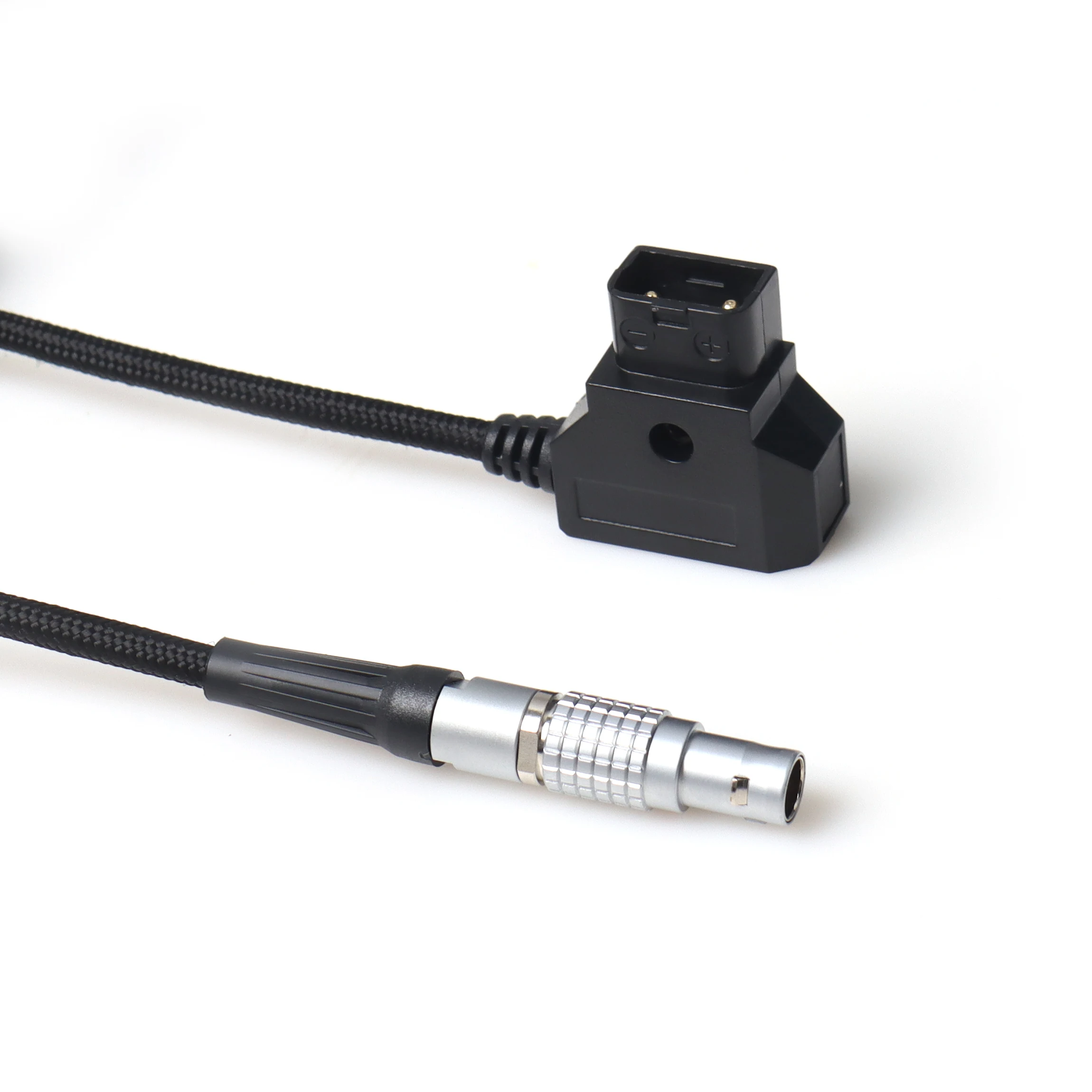 Red/black Power D-tap Male to connector 2-Pin FGG 0B Male Power Adapter Cable for Blackmagic Pyxis 6K SmallHD
