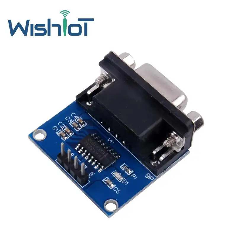 MAX3232 RS232 to TTL Converter Board 3.3V/5V Serial Port Module for Arduino STM32 PLC DIY