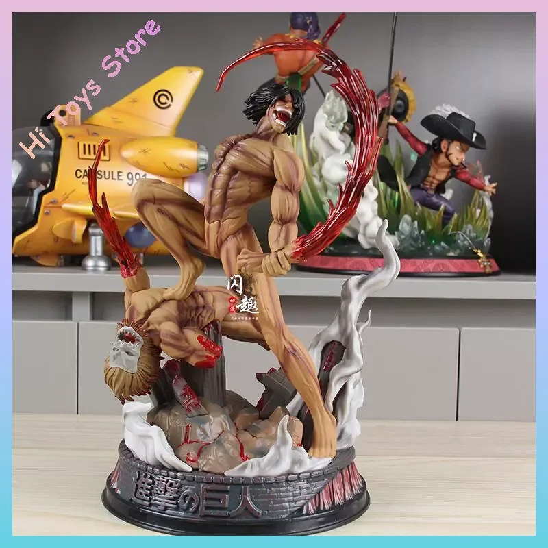 29 cm Yoyo Attack On Titan Bambole Forma di combattimento Eren Yeager Action Figure Stile base Modello anime Giocattoli per bambini Regalo di compleanno