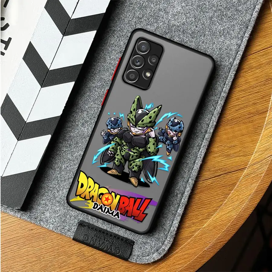 Чехол для телефона Dragon Ball Cute Cartoon Goku для Samsung Galaxy A30 A14 A13 A05 A06 A12 A15 A16 Note 20 Ultra 10+ 9 8 A70