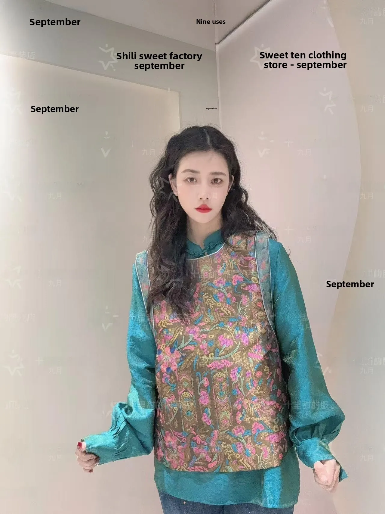 

New September Phoenix Bird Pattern Retro Song Jin Chinese Sle Slimming National Spirit Vest New Hanfu f Skirt for Women