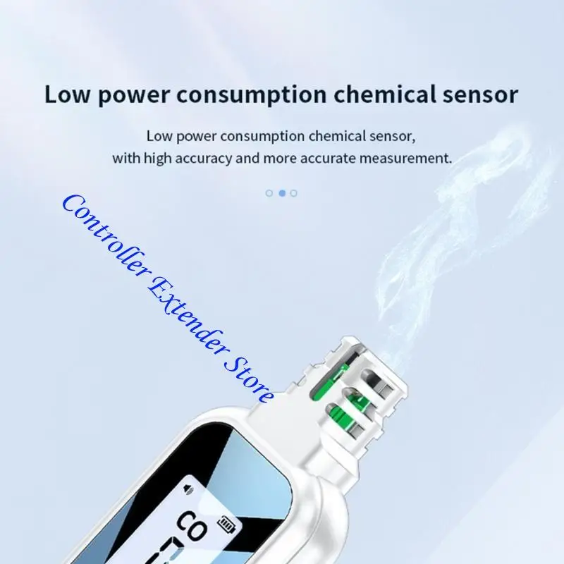 อุปกรณ์ตรวจจับคาร์บอนประหยัดพลังงาน N84B ความแม่นยำสูง 0-999ppm ช่วงการใช้งานที่กว้างตอบสนองอย่างรวดเร็วเหมาะสำหรับการเดินทาง