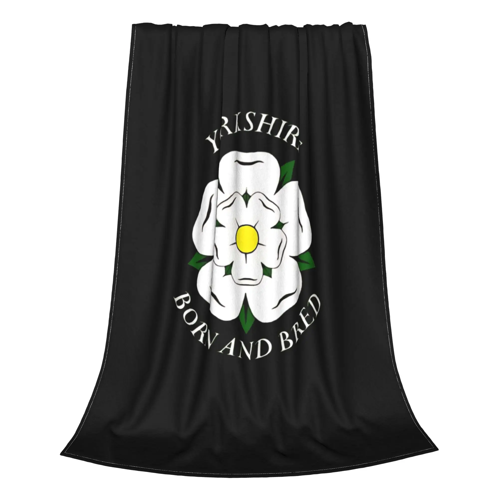 1PC Yorkshire Pride Rose England Rose Home Room Decorations Winter Blankets For Adults Bedding Home Interior Sofa Knee