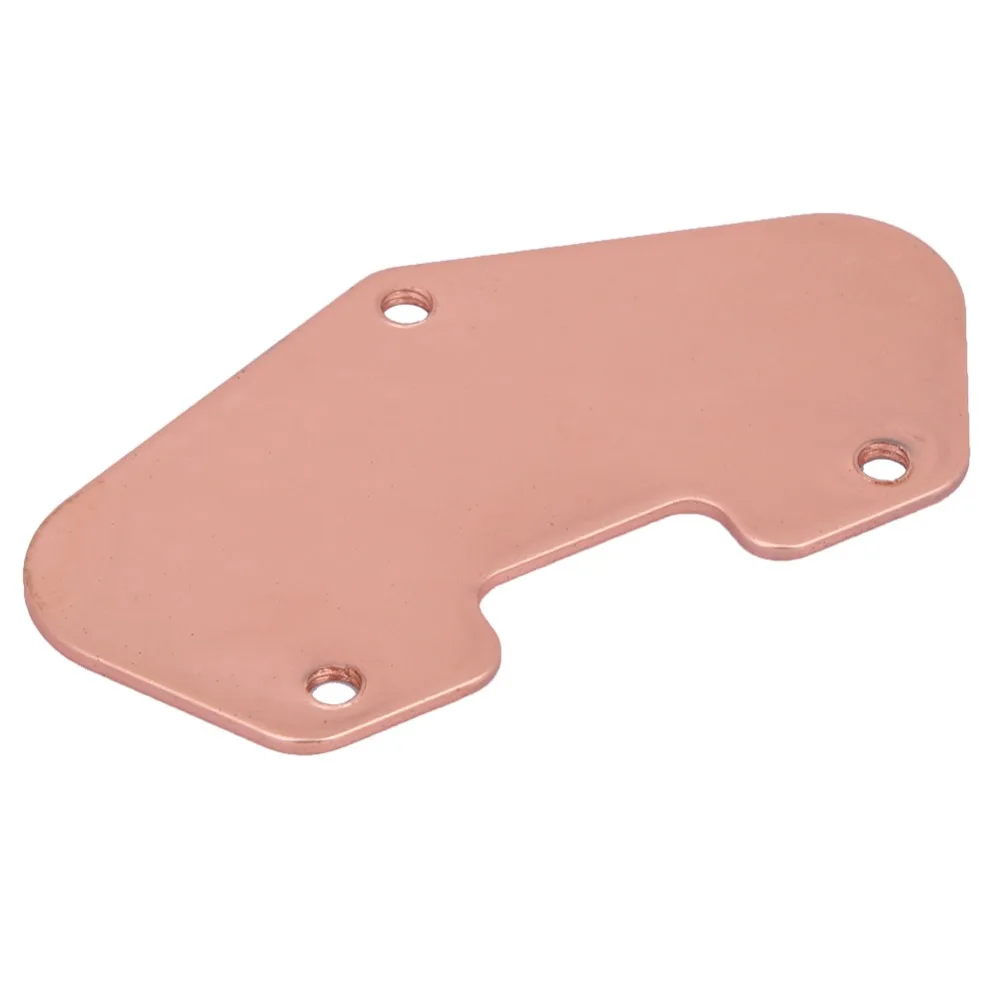 Durable Metal Electric Guitar Pickup Baseplate Red Copper Color Guitar Base Plate Bridge Pickup Plate Electric Guitar Accessory