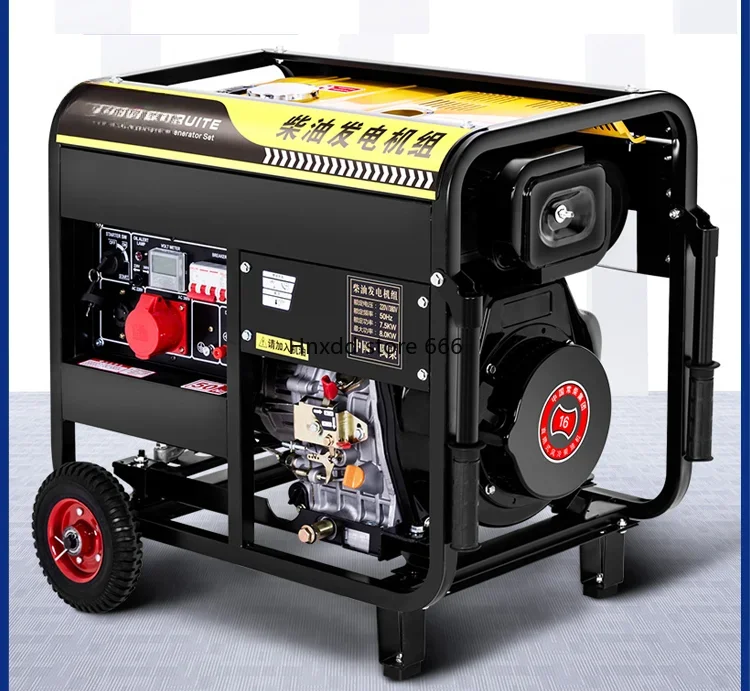 Diesel generator set 220v3/5/6/8 kW/10KW380V high power outdoor