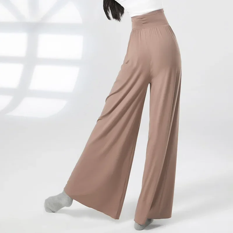 

Modern dance pants vertical body training clothing straight Chinese dance wide-leg pants new classical dance practice pants