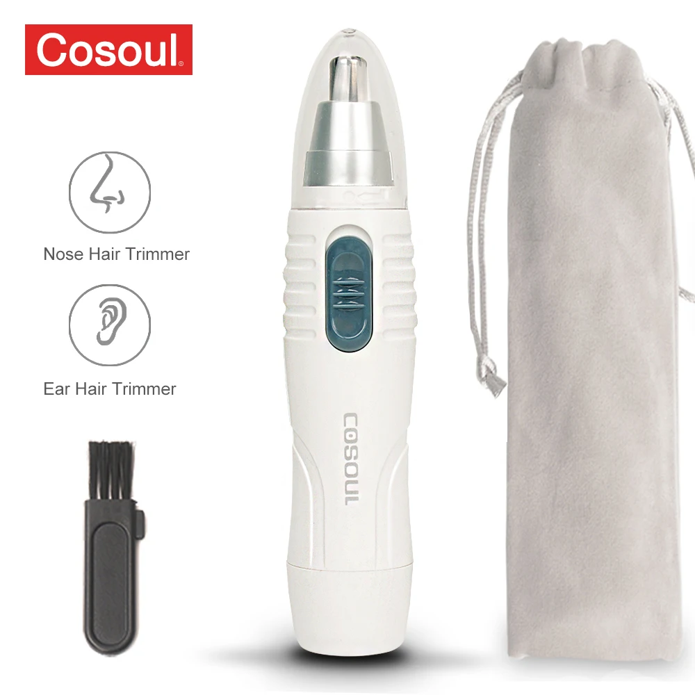 Nose Hair Trimmer Electric Removal Dual-blade Clipper Razor Shaver Trimmer Epilator High Quality Eco-Friendly