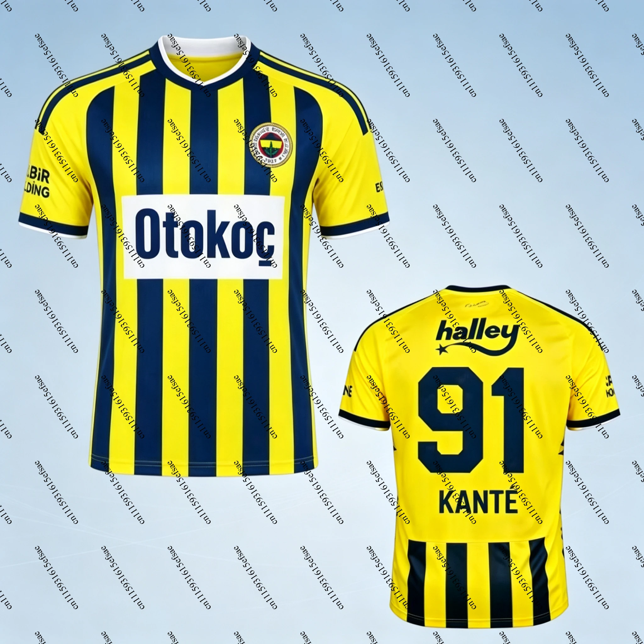 2026/27 Season Fenerbahce Player 3D Print Unisex Football Jersey, Mesh Breathable Shirt, Men Summer Sport Quick Drying Jersey