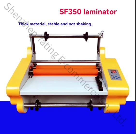 Electric Laminating Machine Small Double-sided Electric Advertising Cover Photo Album 350 Laminating Peritoneal Machine view 2