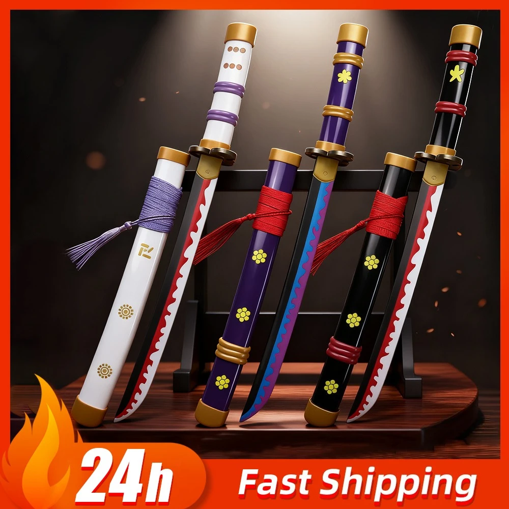 42cm katana anime armas periféricas modelo cosplay adereços samurai espada brinquedo faca desktop ornamento colecionável menino presente do feriado