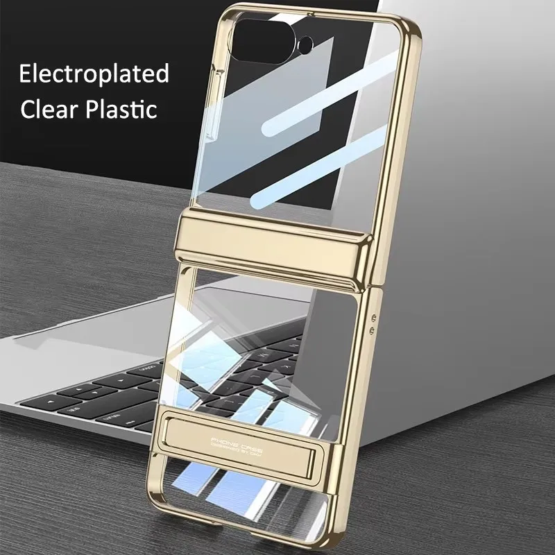Phone case For Samsung Galaxy Z Flip7 Flip 7 High-end Clear Transparent Hard Plastic For Samsung Galaxy Z Flip7