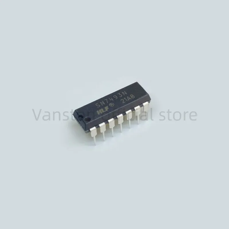 10pcs SN7493N 7493AN Logic IC Chip Binary Counter Direct DIP-14  New Original Integrated Circuit Package