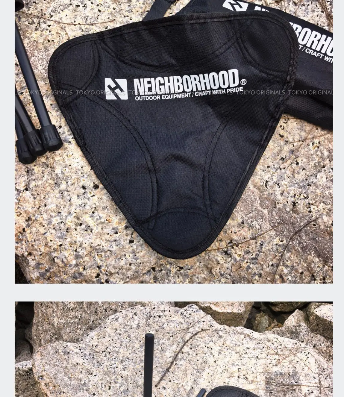 NEIGHBORHOOD Outdoor-Campinghocker, Kompakt, Tragbar, Faltbar, 360° ° Drehbarer Mazza-Stuhl für Reisen und Freizeit – Detail 6