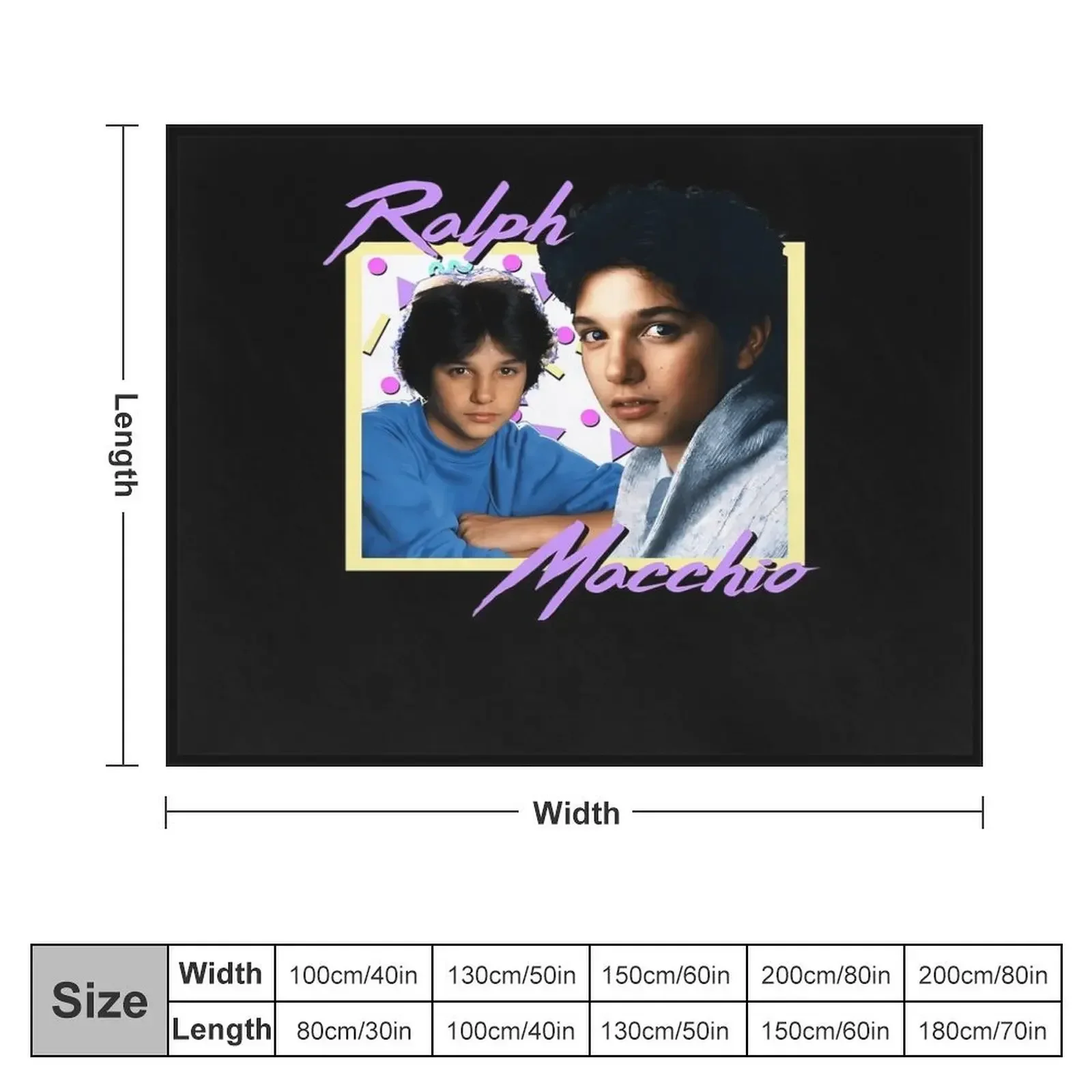 80s Ralph Macchio Throw Blanket Stuffeds Heavy warm winter Kid'S Blankets