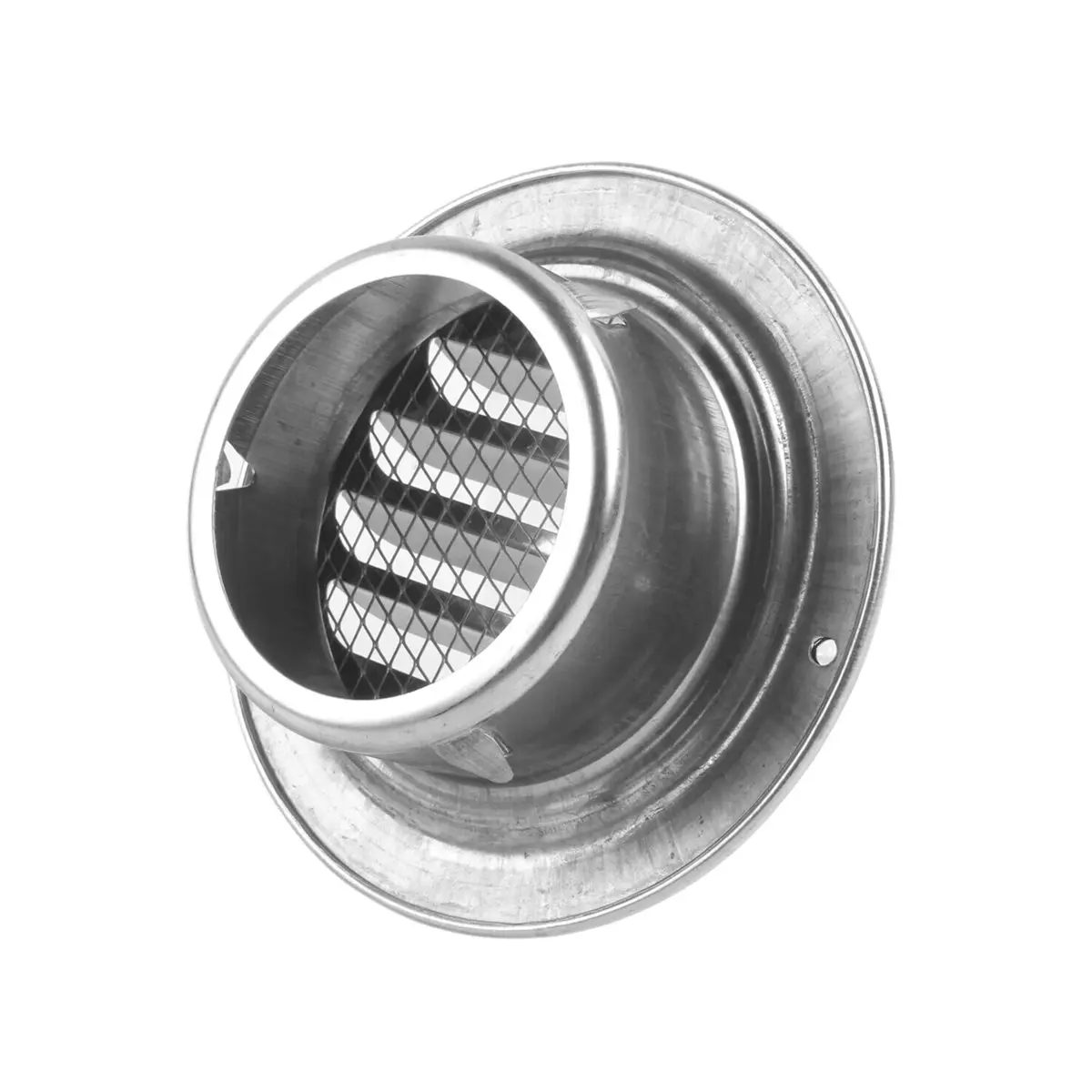 AA83 80mm Stainless Steel Air Vent Grille Insect Protection Home Exterior Wall Ducting Ventilation Tools Exhaust Hoods