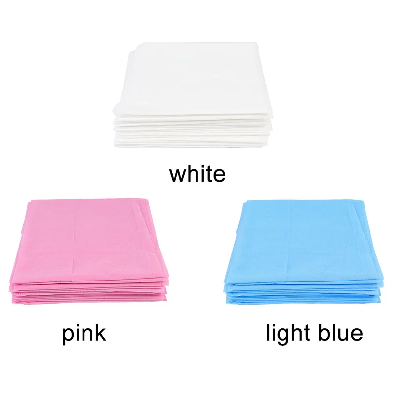 10pcs Disposable Bed Sheet Massage Sheet Beauty Salon Spa Travel Hotel Perforated Non-porous Non Woven Sheet 80x180cm