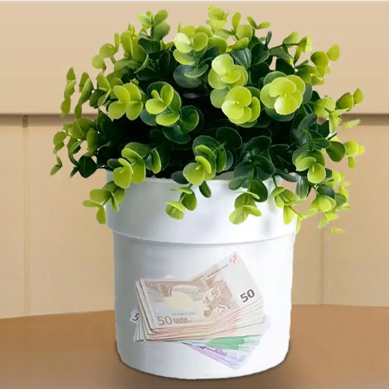 Large Flower Pot Hide Safe Lock Box Surprise Secret Hideaway Plant Stash Hide Money Keys Jewelry Organizer Other Valuables